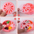 KINMINGZHU 7 Creative Portable Mini Day Weekly Circular Shape Rotary Cute Fruit Style Pill Storage Case Box (Pomelo)