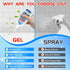 Mold Stain Cleaning Gel, Household Washing Machine Cleaner for Washing Machine Seal, Refrigerator Strips, Grout Cleaner