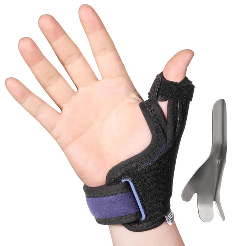 Velpeau Thumb Wrist Support Brace, CMC Thumb Spica Splint for Arthritis Pain, Fits Both Left or Right Hands