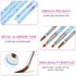 TOROKOM 19Pcs Nail Art Brushes Set, Nail Art Tool for Acrylic Application, Includes Dotting Pens and Gel Brush