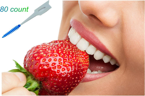 Oral Care Dental SOFT Floss Pick Toothpick 80 pcs