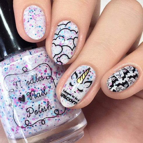 Whats Up Nails - Mermaid #3 Angular Brush for Clean Up Cuticles Around Nail