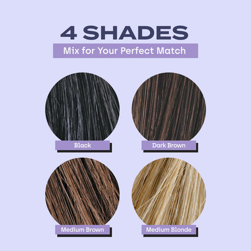 Keratin Hair Fiber Powder 12g - Hair Thickener for Women, Medium Blonde, Camouflage Roots & Fills Hairline Gaps