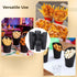 NIMBLOOM 150 14 oz 4.9 Pcs Black French Fry Cups, Disposable Snack Cups with PE Coated Paper, in Tall Charcuterie Cups