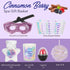 Shiny Gift Basket for Women - Cinnamon Berry Spa Gift Set, 10Pcs Bath and Body Gift Set for Birthday
