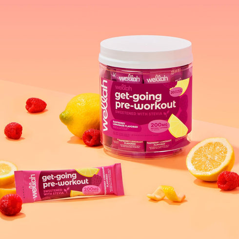 Pre-Workout Drink Mix Get-Going (Raspberry Lemonade Flavored, 30 Servings)