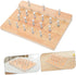 Toyvian Wooden Finger Rehabilitation Board Hand Therapy Plate for Fine Motor Skills Development and Hand-Eye