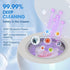 SHPMXUPW 200ML 45kHz 5-Minute Ultrasonic Retainer Cleaner Machine, Cleaning Pod for Jewelry Cleaner, Dentures, Mouth