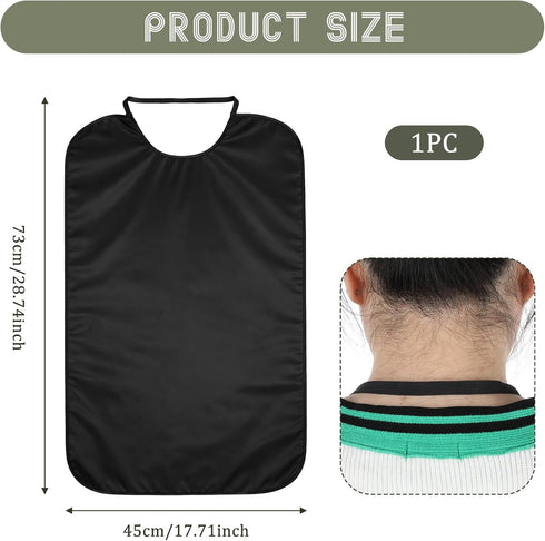 TIESOME 1 2817 Inch, Pcs Bibs for Adults, Double Layer Stretchable Adult Bib Reusable Waterproof Washable Clothing