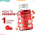 Vitamatic Sugar Free Vitamin A 25000 IU Gummies, Natural Strawberry Flavor, 120 Gummies