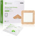 NeuHeils Silicone Adhesive Foam Dressing with Gentle Border 4''x4'' for Bed Sore Leg Ulcer, 10 Pack, High Absorbency