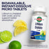 KAL Lithium Orotate ActivMelt 90 Micro Tablets, 5mg for Healthy Mood Support, Natural Lemon Lime Flavor