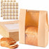Hoewina 100Pcs Sourdough Paper Bread Bags for Homemade Bread with Window, Includes 50PCS