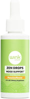 Wink Well Zen Drops Supplements, Mood Support for Adults and Kids, Non-Habit Forming (2 fl oz, Chocolate Flavor)