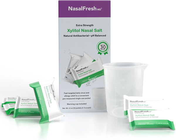 NASALFRESH MD Extra Strength Xylitol Nasal Rinse Packets - 7.5g Clinical Based