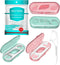 Holy Rose Dental Floss Picks with Portable Case, 4 Box, 140 Count Flosser Toothpick for Oral Care