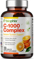 biophix Vitamin C-1000 mg 30 Tablets Complex - Vegan with Calcium, Citrus Bioflavonoids, Acerola, Rutin, Immune Health