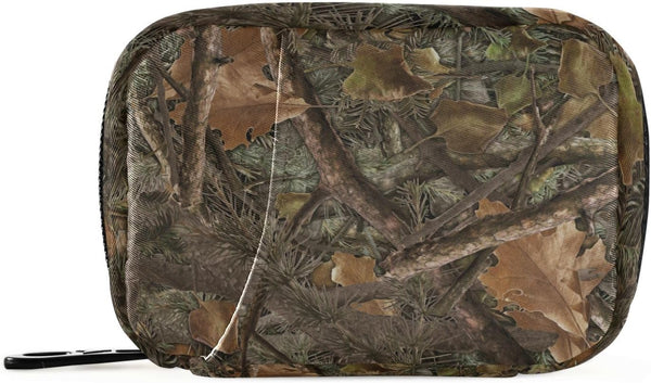 Ollabaky Vintage Camo Pill Case, Weekly Portable Pill Bag Container 7 Days Pill