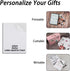 MUMUPACK Light Blue Gift Box, 13x11x5.3 Large Boxes with Lids, Includes Ribbon and DIY Printable Sticker Paper