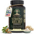 Peaceful Mind Centers Stress Relief Formula - Natural Ashwagandha Capsules GMO Free - unflavoured Quality