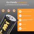 HW USB-C Rechargeable 1.5V Lithium D Batteries, 2-Pack 5000mAh/7500mWh, Fast Charging, Long Lasting