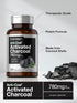 Horbaach Charcoal Pills 780mg | 120 Capsules | Activated Charcoal from Coconut Shells, Non-GMO, Gluten Free