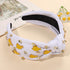 Summer Fruit Headbands for Women, Tropical Strawberry Pineapple Banana Watermelon Jeweled Rhinestone Knotted Hair