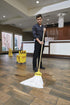 Rubbermaid Commercial Large Disposable Mop, 5 Inch Headband, Janitorial Cleaning Supplies for Mopping White