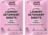 Zero Trace All Natural Baby Laundry Detergent Sheets - Eco-Friendly Travel Strips for Sensitive Skin, 144 Loads