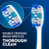 ZGYXQXJT Teeth6pack Adult Hard bristled Manual Toothbrush with Excellent Cleaning Effect, Equipped with Tongue Coating