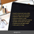 Zipper Bag Set of 3 - Carry All Pouch to Organize Travel Toiletries, Pens, Cosmetics (9.5 x 6.5, Black)