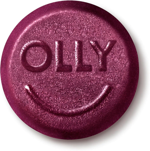 OLLY Women's Multivitamin Gummy, Berry Flavor, 130 Count, Vitamins A, D, C, E, Biotin, Folic Acid, 65 Day Supply