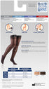 Sheer Compression Stockings, 8-15 mmHg, Women's Thigh High Length, 20 Denier, Beige, Large