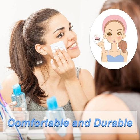 Maxcheck 300 Pcs 2x2 Disposable Esthetic Wipes, 4 Ply 4x4 Unfolded Facial Squares for Spa Facial Makeup