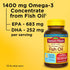 Nature Made Burp Less Ultra Omega 3 Fish Oil - 45 Softgels, 1400 mg, Supports Healthy Heart, Brain and Eyes