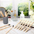 Sieral 24 Pcs Toothbrushes, Extra Soft Bristles Wooden Bamboo, Individually Wrapped for Kids and Adults, Travel Friendly