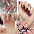 TailaiMei 36 Sheets French Manicure Nail Art Stickers - 1368 Pieces, Self-Adhesive Tips Guides for DIY Decoration