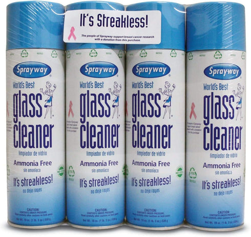Sprayway IUYEHDUH 443331 Ammonia Free Glass Cleaner, 19 Oz. (Packaging May Vary) 8