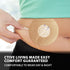 40 Pack Universal Adhesive Patches for CGM and Insulin Pumps, Waterproof & Breathable, Pre-Cut Adhesive Tape, Beige