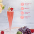 Prestee Set of 24 Clear Plastic Champagne Flutes, 4.5 oz Shatterproof Disposable Glasses for Celebrations