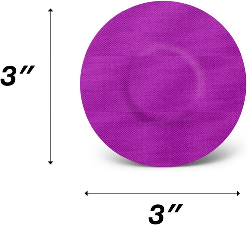 SIMPATCH Universal Adhesive Patch, No Hole, 25-Pack, Purple