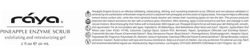 RAYA Pineapple Enzyme Facial Scrub (120) | Exfoliating Facial Scrub for Combination Skin, Glowing Complexion