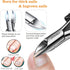 Toenail Clippers, Professional Thick & Ingrown Nail Clippers for Men & Seniors, Podiatrist Recommended, Pedicure Clippers Toenail Cutters, Stainless Steel Sharp Curved Blade Grooming Tool
