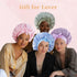 Silk Satin Bonnet for Sleeping Hair: Women Night Wrap Cap for Straight Wavy Curly Coily Kinky Natural Hair by Tie Band