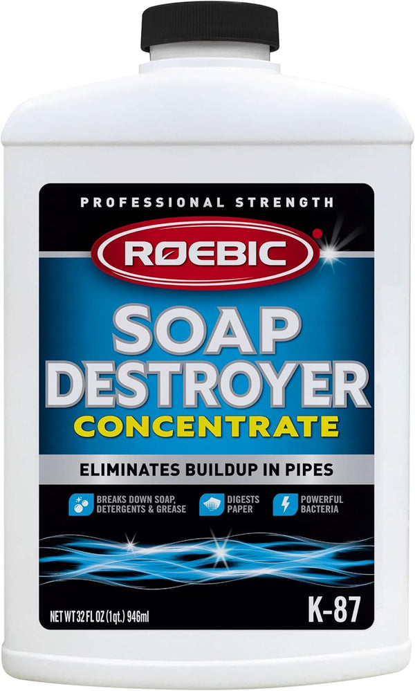 Roebic K-87 Liquid SGP Soap, Grease and Paper Digester with Bacteria, Eliminates