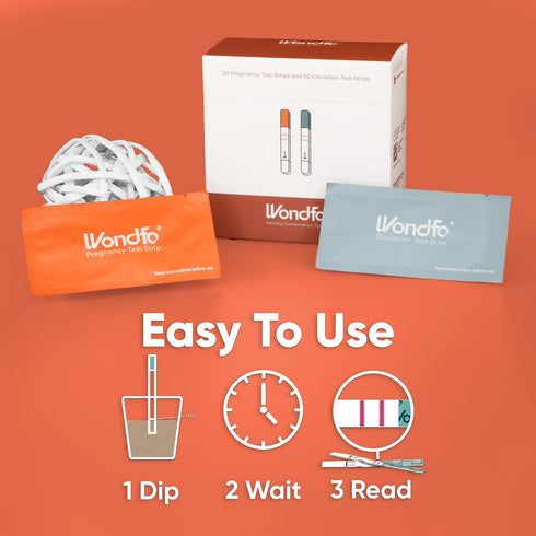 Use(20 5 Pregnancy and Ovulation Test Strips Kit - Fertility Tracking and Family Planning - Early Detection Combo Kit