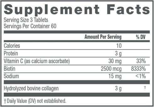 NeoCell Super Collagen with Vitamin C and Biotin, 180 Count, Skin, Hair and Nails Supplement