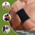 NeoTech Care Wrist Band Support Sleeve, Elastic & Breathable Compression Brace, Black Color, Size S
