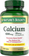 Nature's Bounty Calcium Carbonate & Vitamin D, Supports Immune Health & Bone