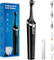 HapyLark Electric Tooth Polisher, Rechargeable Teeth Cleaning Kit with 6 Cleaning Heads, 5